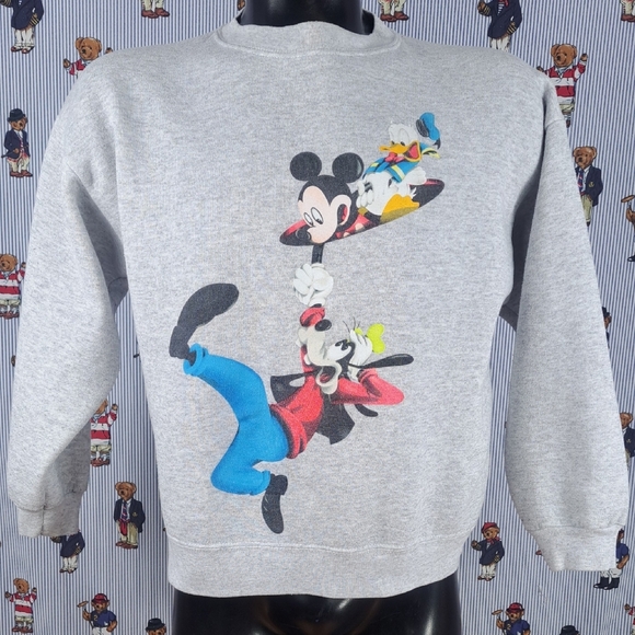 Vintage Mickey Unlimited Jerry Leigh Women's Med pullover graphic sweatshirt - Picture 1 of 7